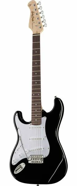 Harley Benton ST-20LH BK Standard Series framifrån