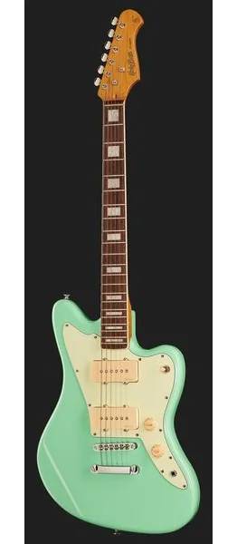 Harley Benton JA-60CC Seafoam Green, detalj 2