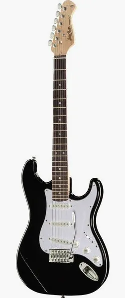 Harley Benton ST-20 BK Standard Series framifrån