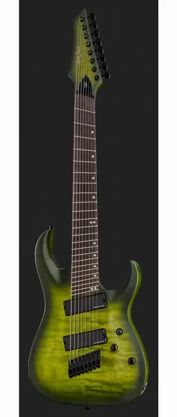 Harley Benton MultiScale-8 QEB, detalj 2
