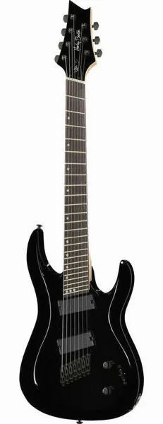 Harley Benton R-457BK MultiScale framifrån