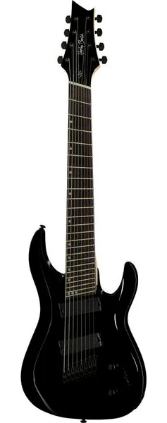 Harley Benton R-458BK MultiScale framifrån