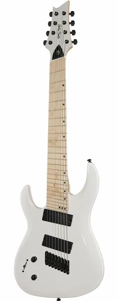 Harley Benton R-458MN LH WH MultiScale framifrån