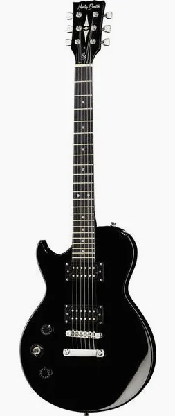 Harley Benton SC-200LH BK Student Series framifrån