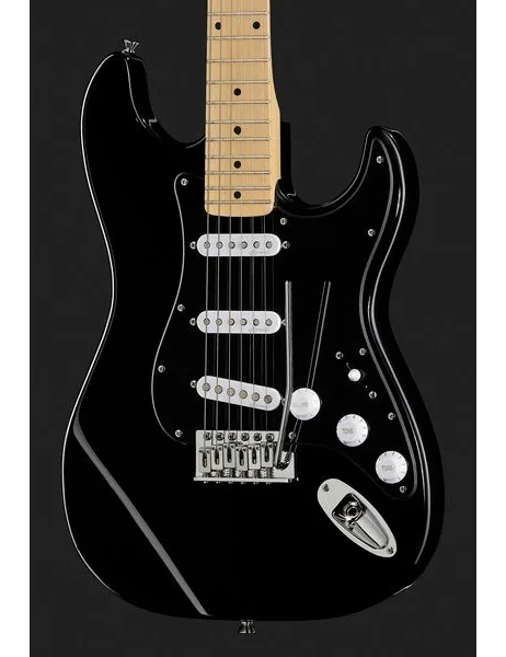 Harley Benton ST-57DG Black Tribute, detalj 4