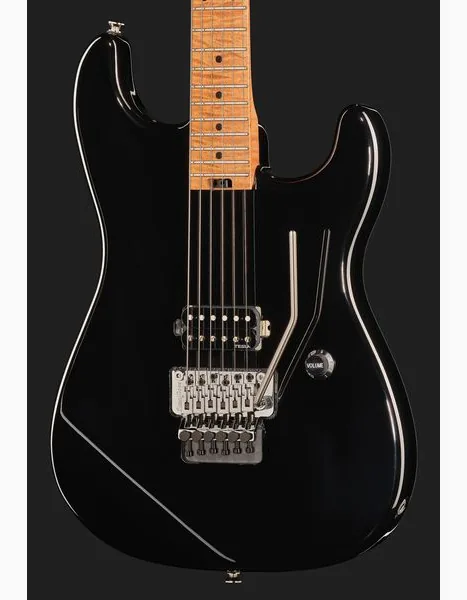 Harley Benton ST-80FR MN Black, detalj 4