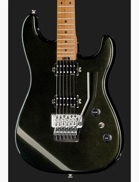 Harley Benton ST-80FR MN HH Lime Sparkle, detalj 4