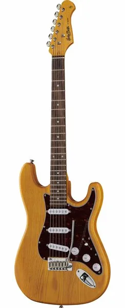Harley Benton ST-90SA Swamp Ash DLX Series framifrån