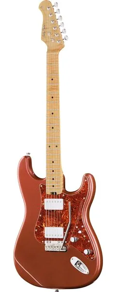 Harley Benton ST-Modern Plus HH VT RM framifrån