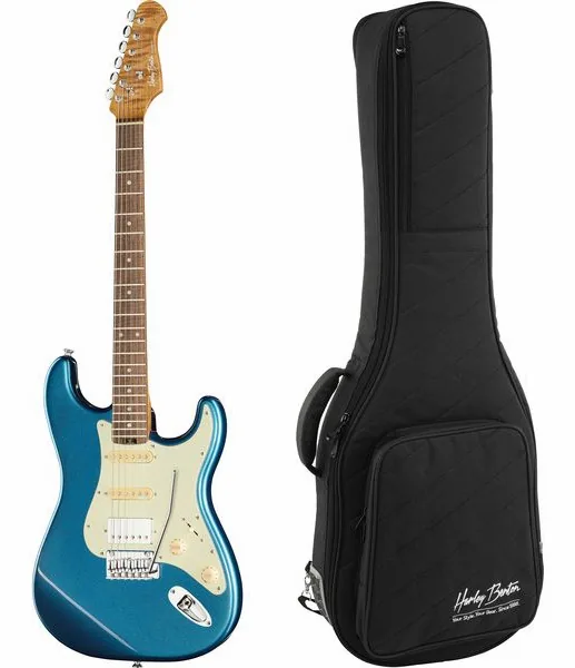 Harley Benton ST-Modern Plus HSS LPB w/Safe framifrån
