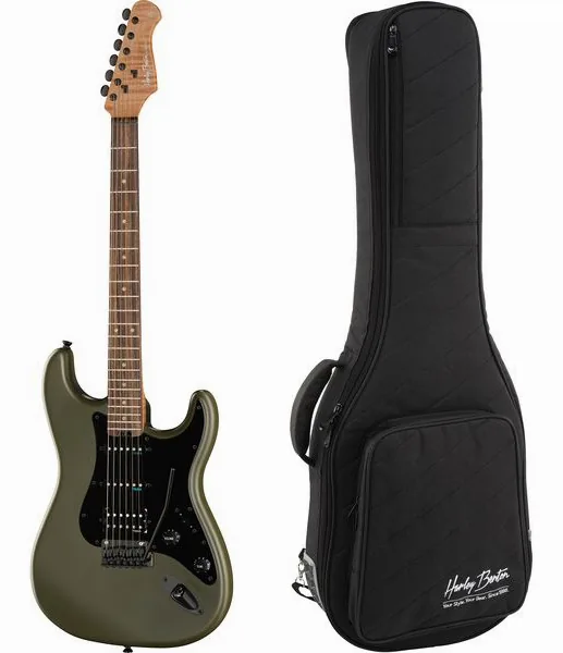Harley Benton ST-Modern Plus HSS MOD w/Safe framifrån