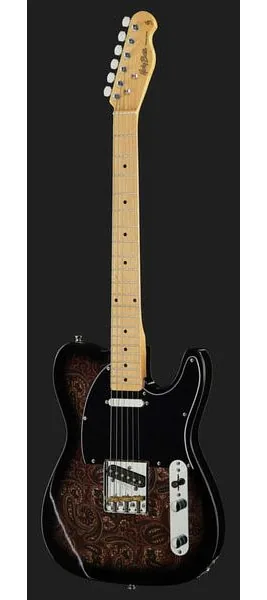 Harley Benton TE-70 Black Paisley, detalj 2