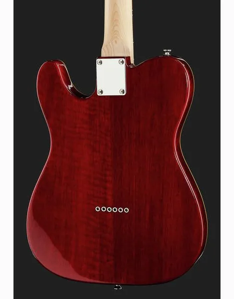 Harley Benton TE-90QM Trans Red, detalj 5