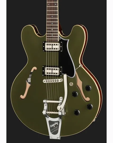 Heritage Guitar H-535 Std Lollatron/Bigsby ODB, detalj 4