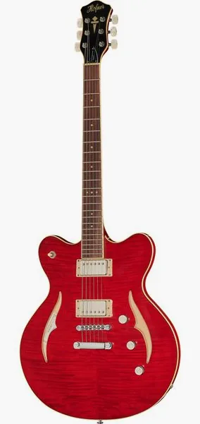 Höfner Verythin CT Special Red framifrån