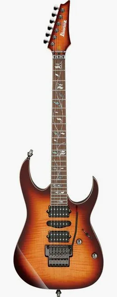 Ibanez j.custom RG8570-BSR framifrån