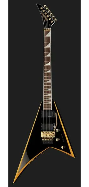 Jackson RRX24 Black with Yellow Bevels, detalj 2