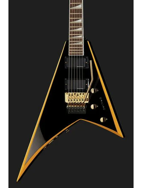 Jackson RRX24 Black with Yellow Bevels, detalj 4
