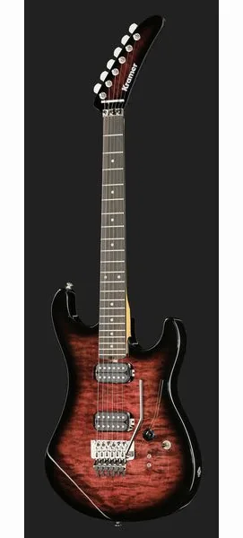 Kramer Guitars The 84 HH Quilt Magenta Burst, detalj 2