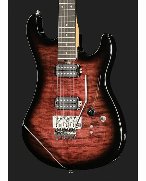 Kramer Guitars The 84 HH Quilt Magenta Burst, detalj 4