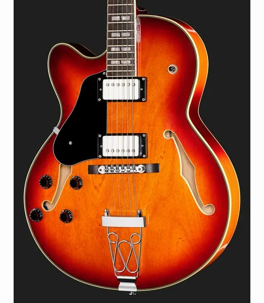 Larry Carlton H7F Tobacco Burst LH, detalj 4