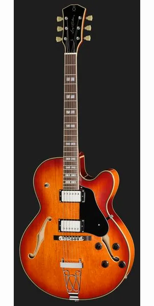 Larry Carlton H7F Tobacco Burst, detalj 2