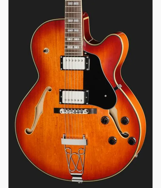 Larry Carlton H7F Tobacco Burst, detalj 4
