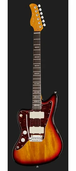 Larry Carlton J3 3-Tone Sunburst LH, detalj 2