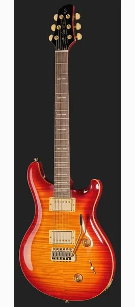 Larry Carlton Q7 Tobacco Sunburst, detalj 2