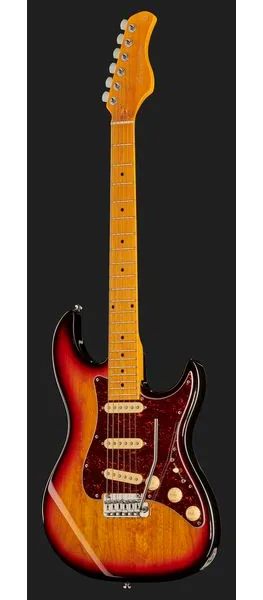 Larry Carlton S5 3-Tone Sunburst, detalj 2