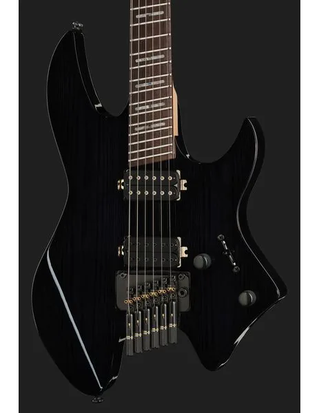 Larry Carlton X6 Headless 6 Trans Black, detalj 4