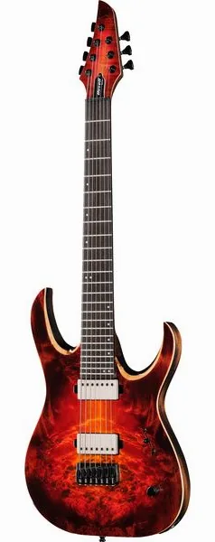 Mayones Guitars Duvell Elite 7 LBS framifrån
