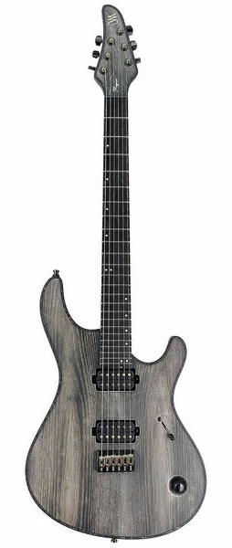 Mayones Guitars Regius 6 Gothic NAMM'26 framifrån