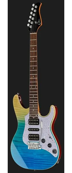 Mooer GTRS Soloist 810 Blue Burst, detalj 2