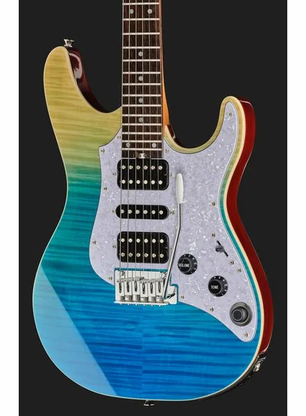 Mooer GTRS Soloist 810 Blue Burst, detalj 4