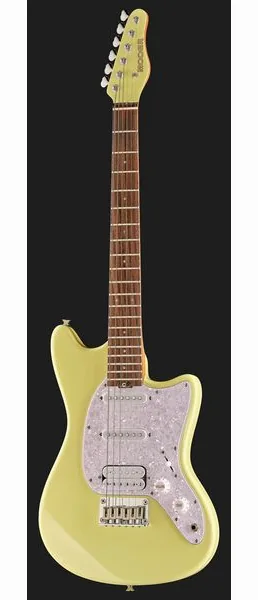 Mooer MLT10 Guitar - Candy Yellow, detalj 2