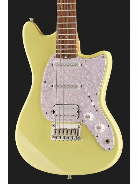 Mooer MLT10 Guitar - Candy Yellow, detalj 4