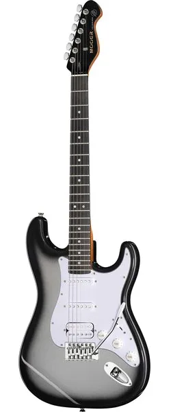 Mooer MSC12 Pro Guitar Iron Silver framifrån