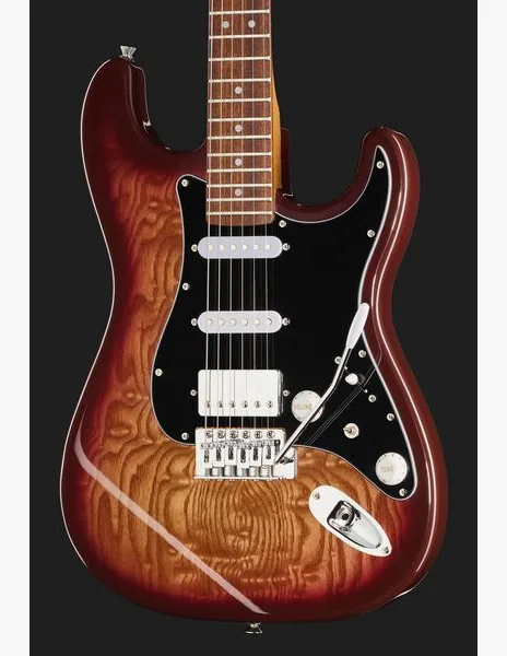Mooer MSC20 Pro Guitar Amber Brown, detalj 4