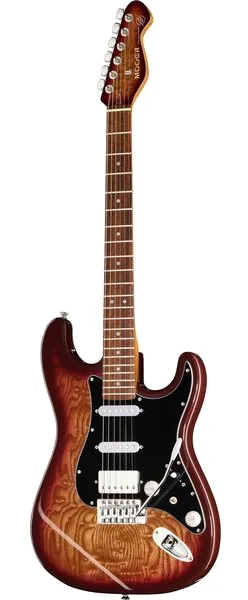Mooer MSC20 Pro Guitar Amber Brown framifrån