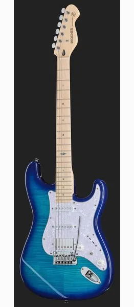 Mooer MSC30 Pro Guitar Lake Blue, detalj 2