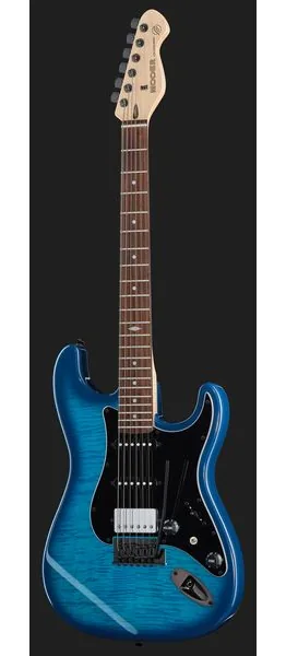 Mooer MSC31 Pro Guitar Blue Burst, detalj 2