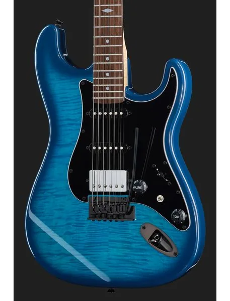 Mooer MSC31 Pro Guitar Blue Burst, detalj 4