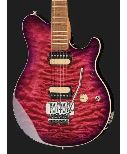 Music Man Axis Ollalieberry Quilt, detalj 4
