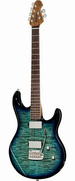 Music Man Luke IV HH Blue Dream framifrån
