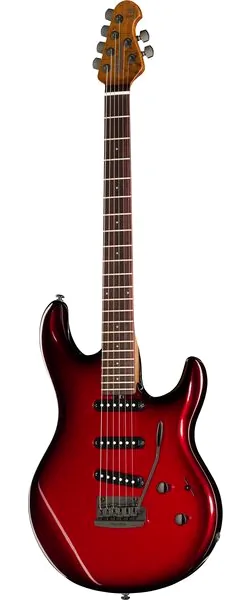 Music Man Luke IV SSS Redburst framifrån
