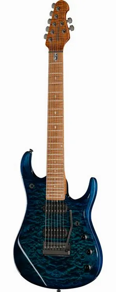 Music Man Petrucci JP15 7 Ultramarine QT framifrån