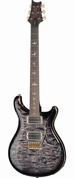 PRS Custom 24 Piezo Charcoal Burst framifrån