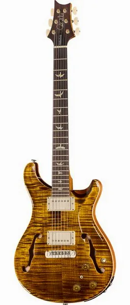 PRS Hollowbody II Piezo Yel. Tiger framifrån