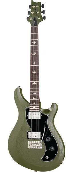 PRS S2 Vela Satin HHT Macha Green framifrån